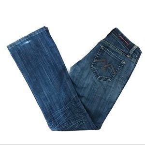 Visgoss VG Size 26 Distressed Destroyed Bootcut E2